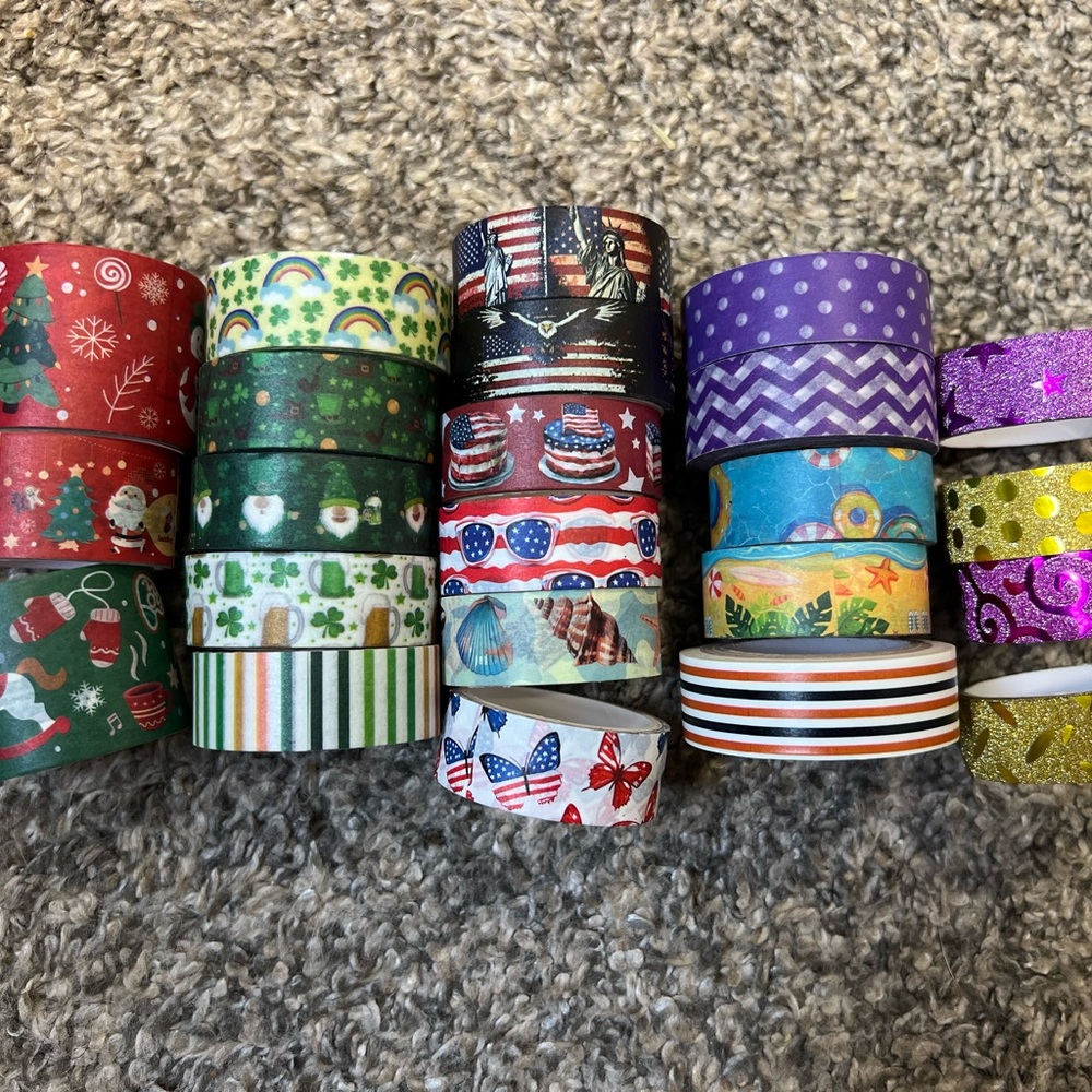 Colorful Scrapbook Paper and Sticker Set - Picture 6 of 6